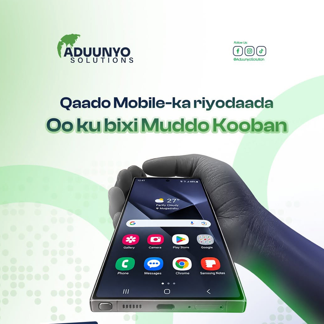 Get your dream phone with Aduunyo