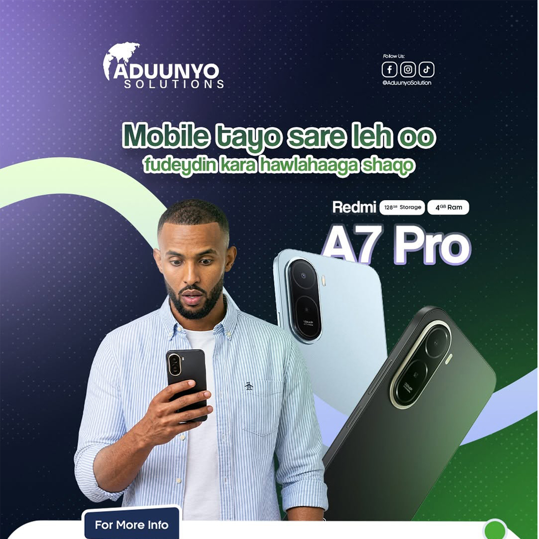 Aduunyo promo banner 3
